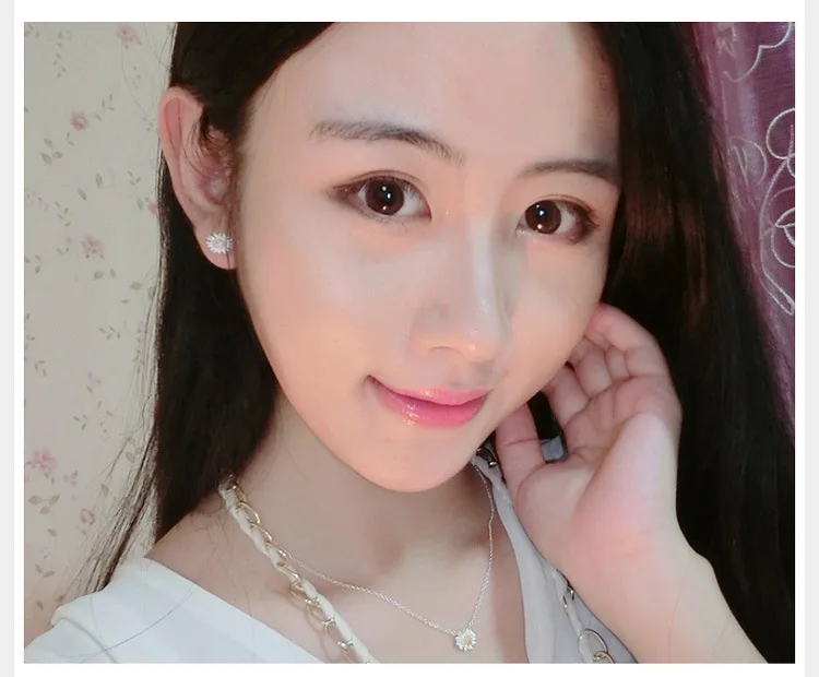 OMH оптовая продажа Модные женские ювелирные изделия для девочек милый Подсолнух