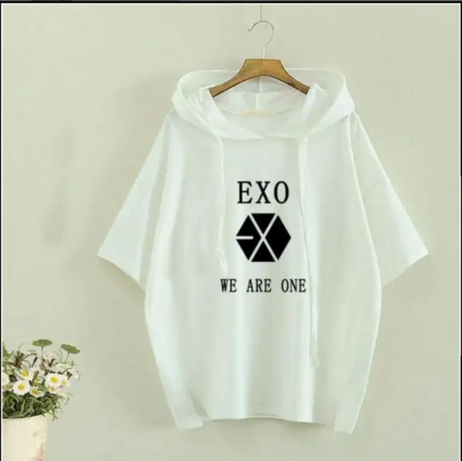 EXO три серии monster The same paragraph одежда летние концертные окружающие мужские и женские