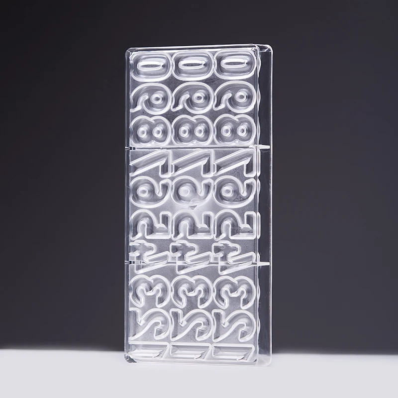 LONSI 3D неразъемная форма для шоколада цифровой 0-9 шоколад пластик кухонные