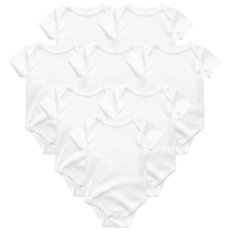 Baby Clothes 21 Детская одежда на возраст от 8 до шт./компл. хлопок, комплект одежды для новорожденного мальчика и девочки, комбинезон летние шорты с длинными рукавами для младенцев, Костюмы с принтом в виде животных для детей, пижамный комплект для мальчиков и девочек; roupas de bebe - Цвет: Baby Clothes 21