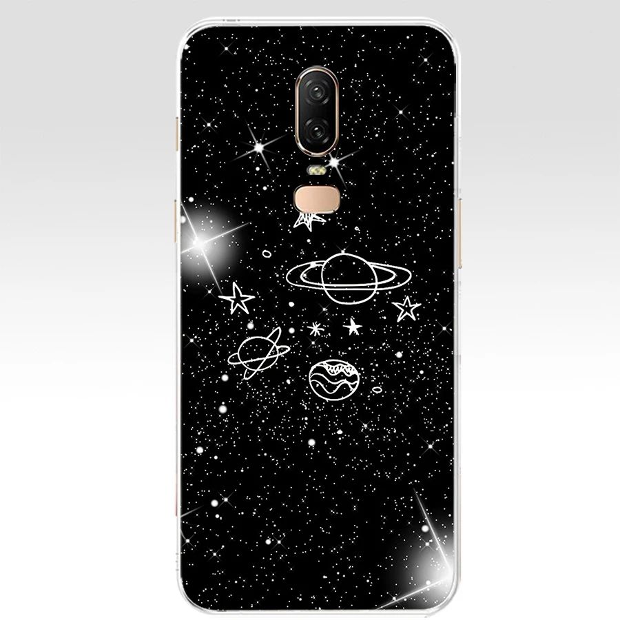 Силиконовый чехол для oneplus 6 6t с листьями милым забавным мультяшным рисунком