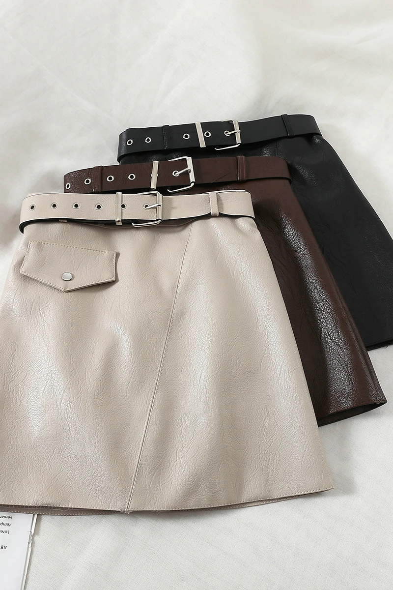 2019 новые модные женские юбки Ретро зима тонкий юбка трапециевидной формы высокая