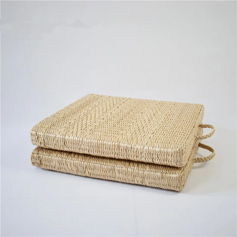 

Portable Grass Square Large Floor Cushions Japanese Futon Meditation Cushion Tatami Thickening Seat Mat