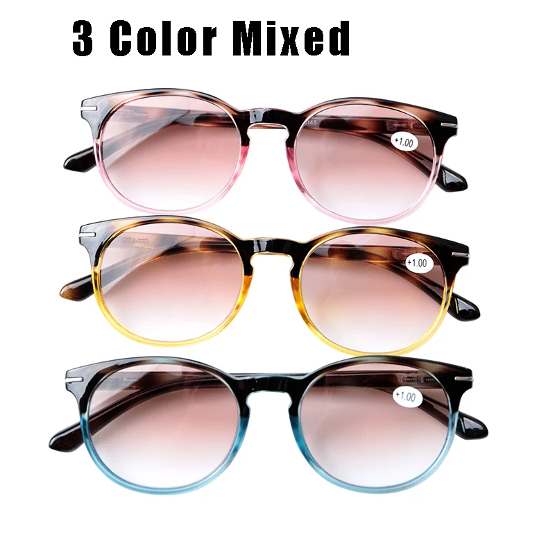3 Color Mixed SOOLALA, солнцезащитные очки, очки для чтения, для мужчин и женщин, весенние шарнирные очки для чтения, с диоптриями, очки для пресбиопии, Lees Zonnebril - Цвет оправы: 3 Color Mixed