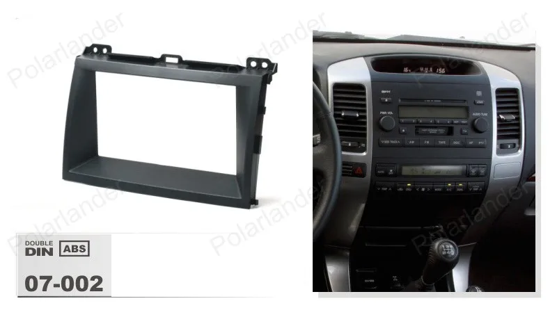 Автомобильная магнитола для Toy ota Land Cruiser Prado (120) годов 02 09 2 din пластиковая