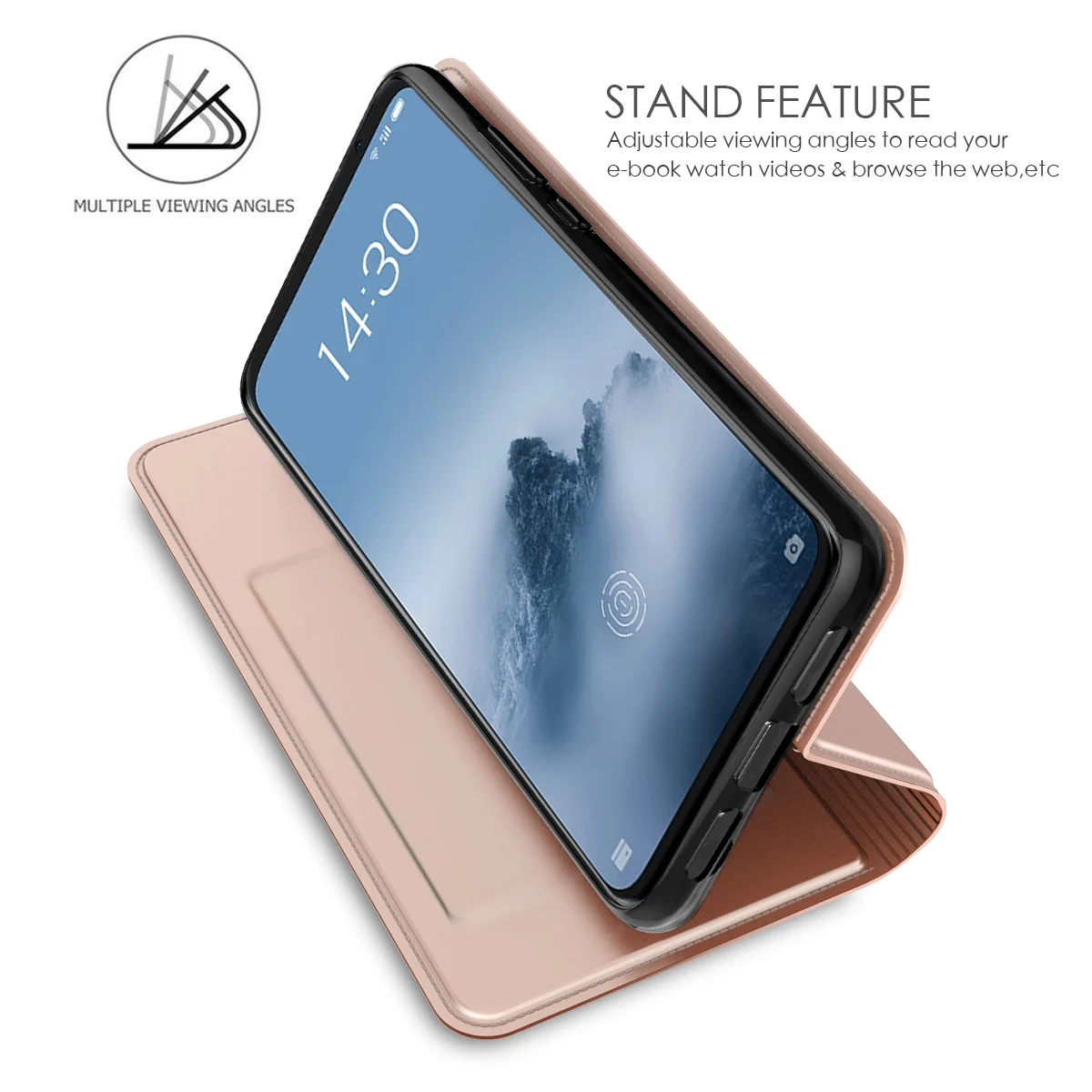 Для Meizu C9 Pro 16 Plus чехол для телефона из искусственной кожи книжка с подставкой Meilan