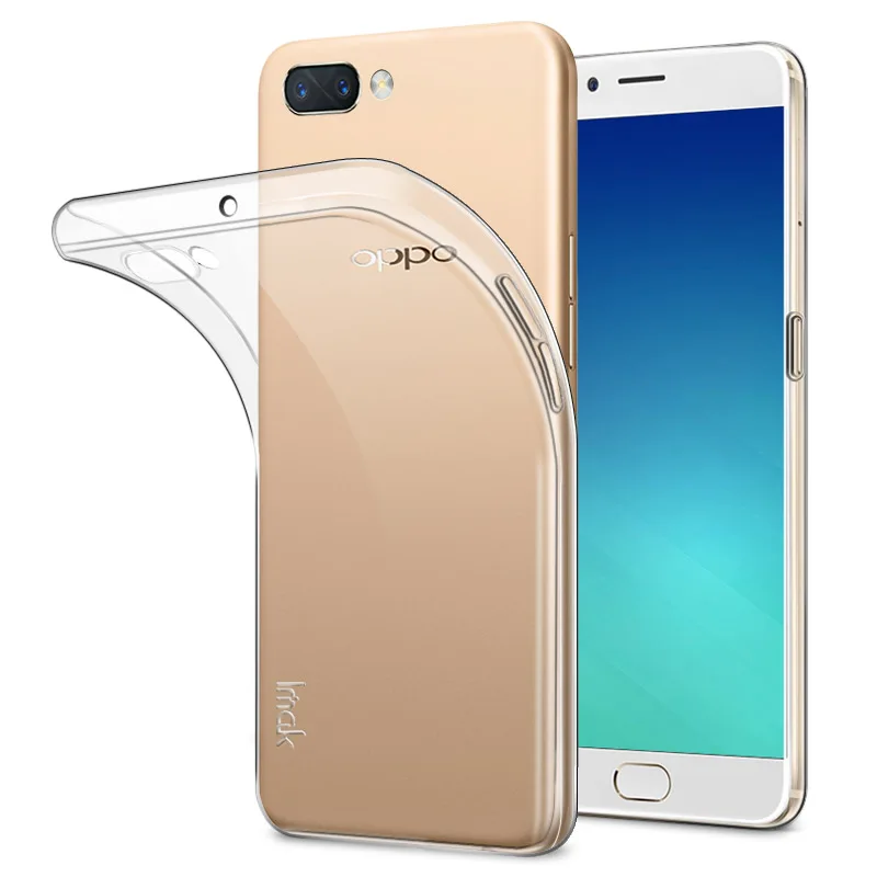 Для OPPO R11 чехол IMAK Супер-тонкий stealth soft ясно ТПУ для телефона плюс бампера + Экран