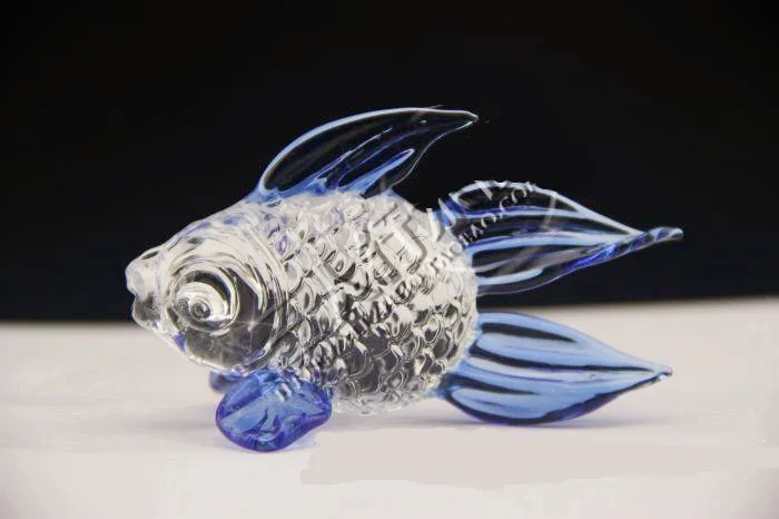 Crystal fish glass bead counter decoration gift furnishing articles mobile photography decor items | Дом и сад