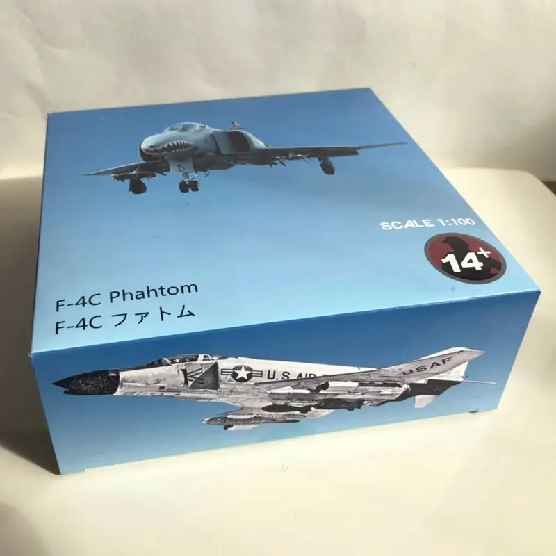 WLTK военная модель 1/100 весы F 4 Phantom II VF 84 веселый Роджерс боец литой металлический