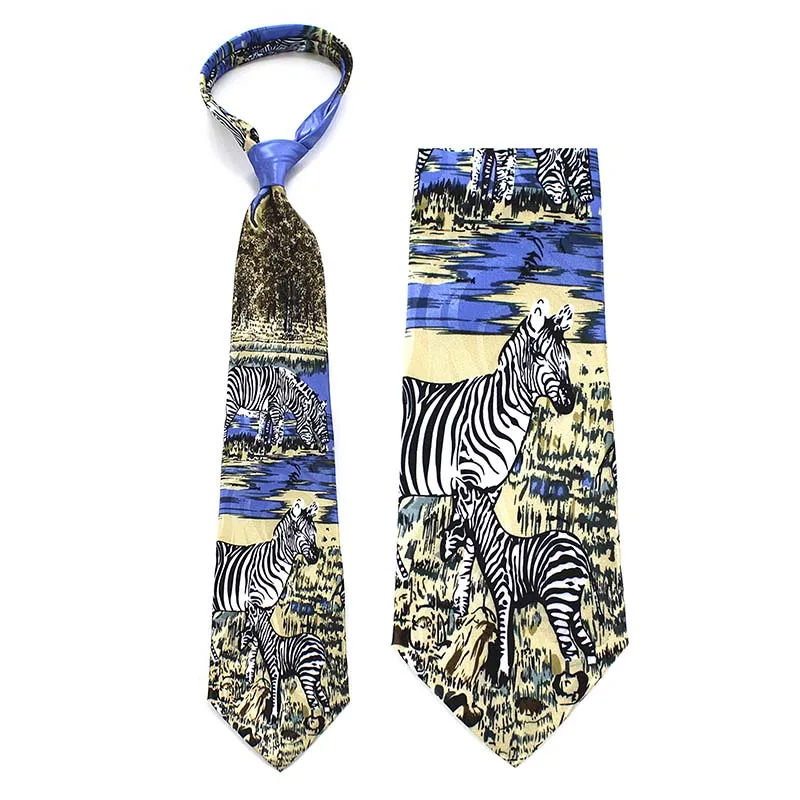 Галстук мужской с принтом в виде животных 4 дюйма|designer ties|tie designerties ties |
