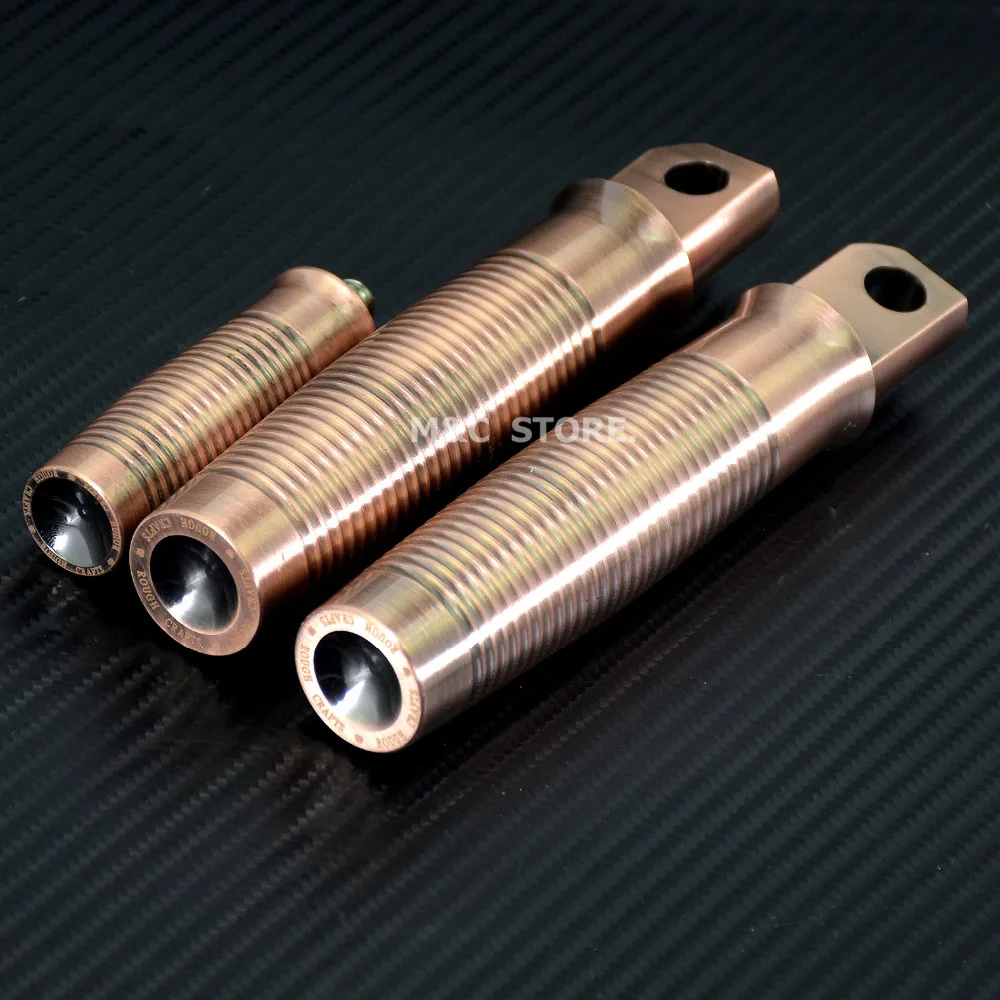 Мотоциклетные бронзовые ручки с подставкой для ног колышки Harley Sportster 883 Touring Dyna