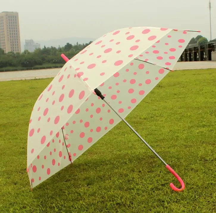 

Clear Dots Umbrellas Bubble Umbrella with Easy Grip Handle Shower Wedding party wedding decoration favors COLORFUL
