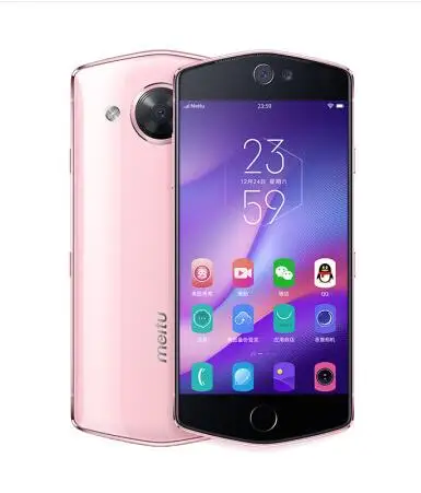 Мобильный телефон Meitu M8s 4G LTE 5," 4 Гб 64 Гб MT6797X Deca Core 2,5 ГГц Android 7,1 двойная фронтальная камера 3100 мАч телефон - Цвет: 4G 64G Pink
