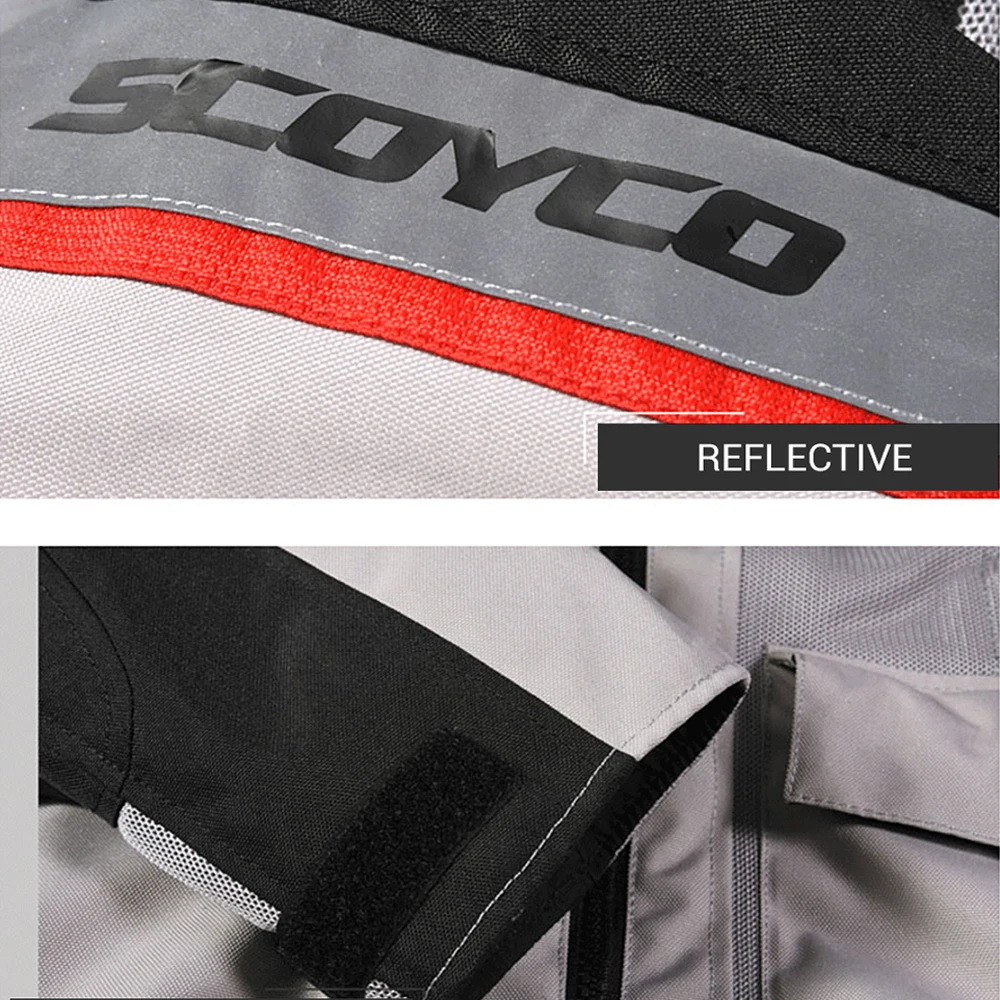 Мотоциклетная куртка SCOYCO летняя Байкерская дышащая для мотокросса с защитой Bdy