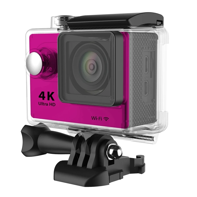 Pink H9R Wifi камера 1080P ультра 4K Спортивная экшн Водонепроницаемая видеокамера для путешествий - Цвет: Pink