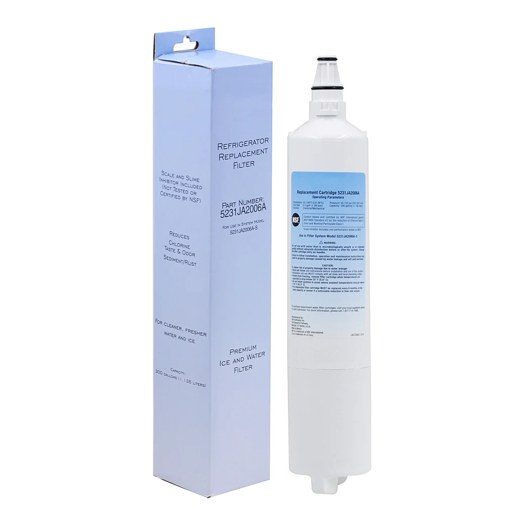 A Water Filter, Water Purifier, Refrigerator Replacement For The Lg Lt600p, 5231ja2005a, 5231ja2006