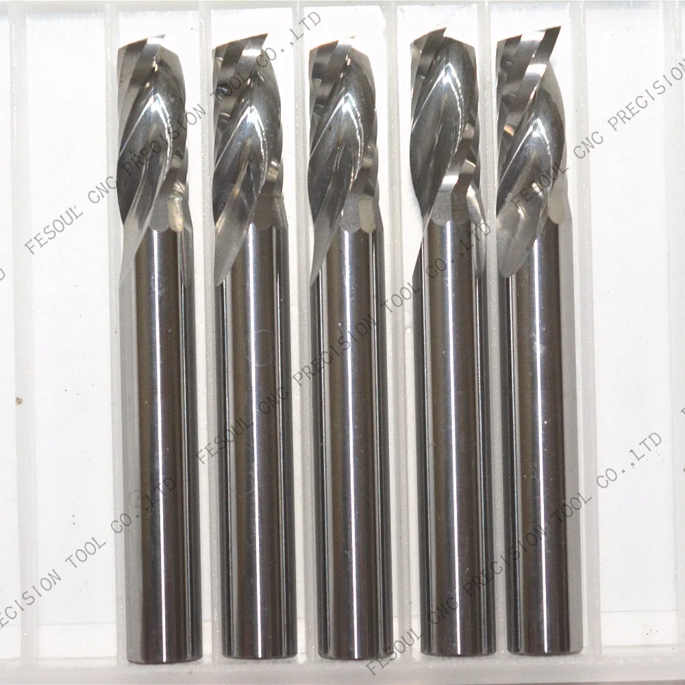 6mm*12mm 5pcs Free shipping 1 Flute End Mill CNC machine milling Cutter Solid carbide woodworking tool PVC MDF Acrylic wood | Инструменты