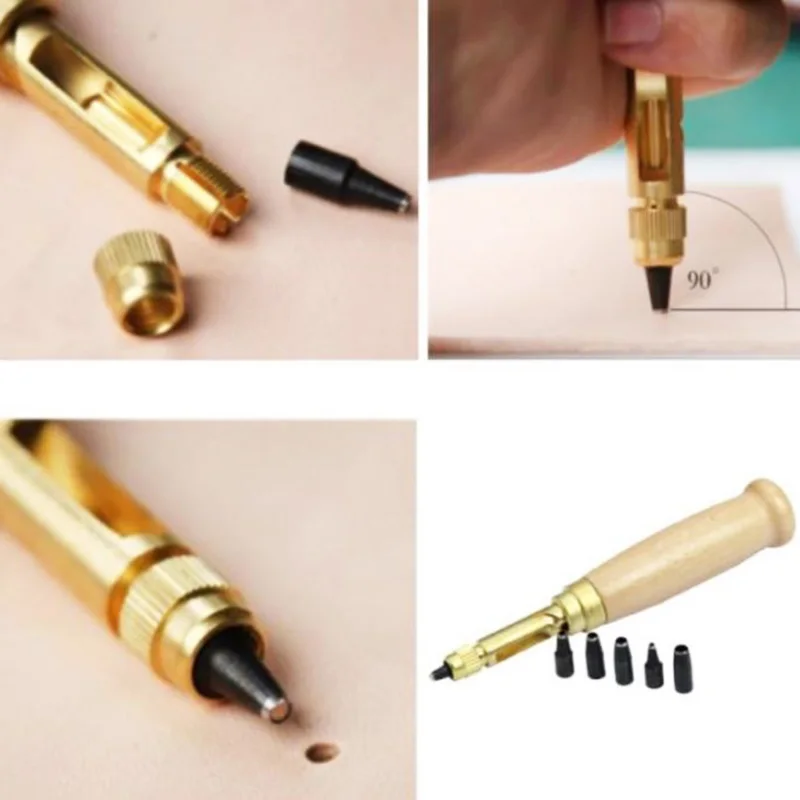 6 шт./компл. автоматический дырокол для ремней сменные длинные бесшумные роторные