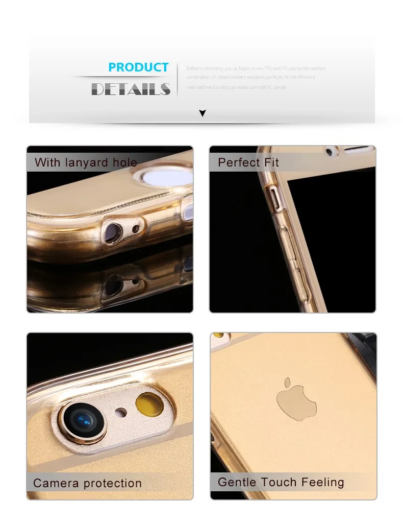 I6/6 S плюс Смарт Сенсорный экран чувствительность, не открывая чехол для Apple iPhone 6 6 S/6 Plus/6 S Plus 360 градусов мягкий прозрачный чехол для телефона с крышкой