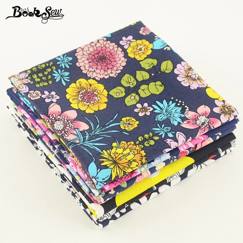 Booksew хлопок поплин рубашка DIY Куклы украшения дома нарезанные Ткань Комплект