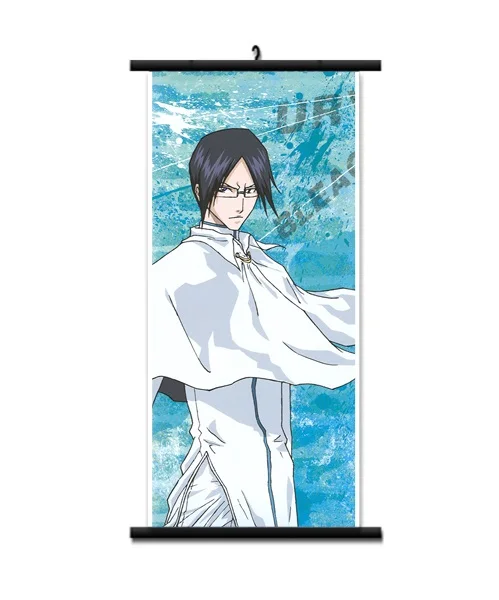 Японский Аниме BLEACH Kurosaki Ichigo Inoue Orihime Ishida Uryuu домашний декор настенные прокрутки
