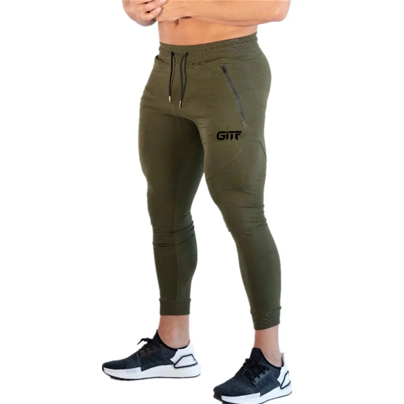 2019 осень зима боковой карман для спортзала мужские джоггеры повседневные