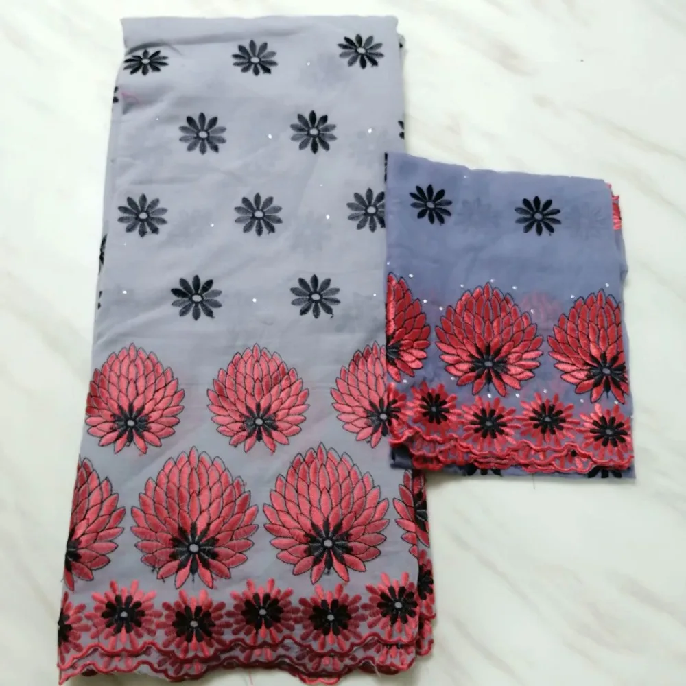 Новинка красивая африканская кружевная ткань 2019 швейцарская вуаль хлопковое