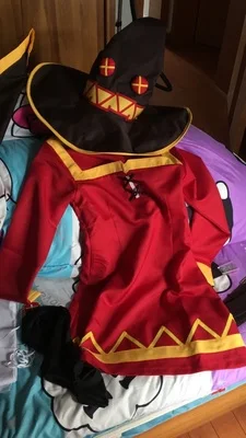 Костюм для косплея Megumin из аниме коносуба благословение Бога на этот чудесный мир