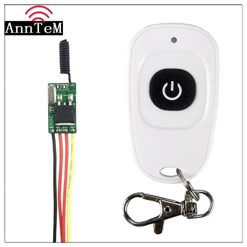 Wireless Remote Control Switch 433mhz rf Transmitter Receiver 6v 12v 24V Battery Power Mini Small Circuit Controller Module led |