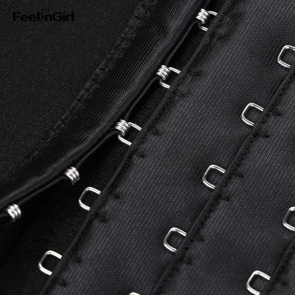 FeelinGirl неопреновый мужской жилет большого размера для похудения сауна пот Талии Тренажер для тела моделирующий пояс Корректирующее белье