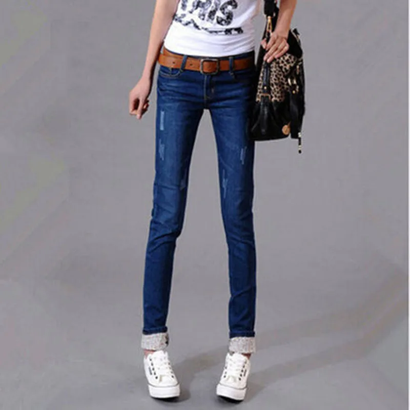 Женские джинсовые брюки карандаш с цветочным принтом|high waist jeans|high jeans fashionwaist |