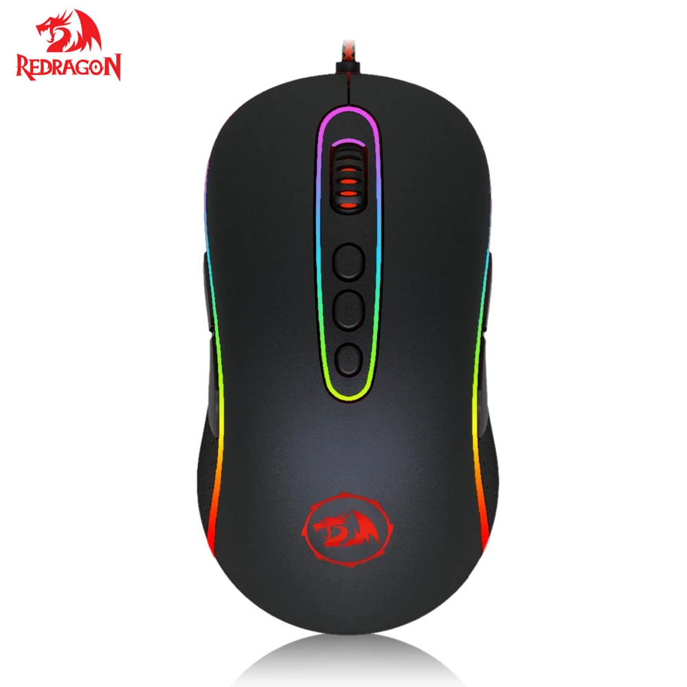 Redragon M702-2 игровой Мышь 10000 Точек на дюйм 10 кнопок эргономичный дизайн для