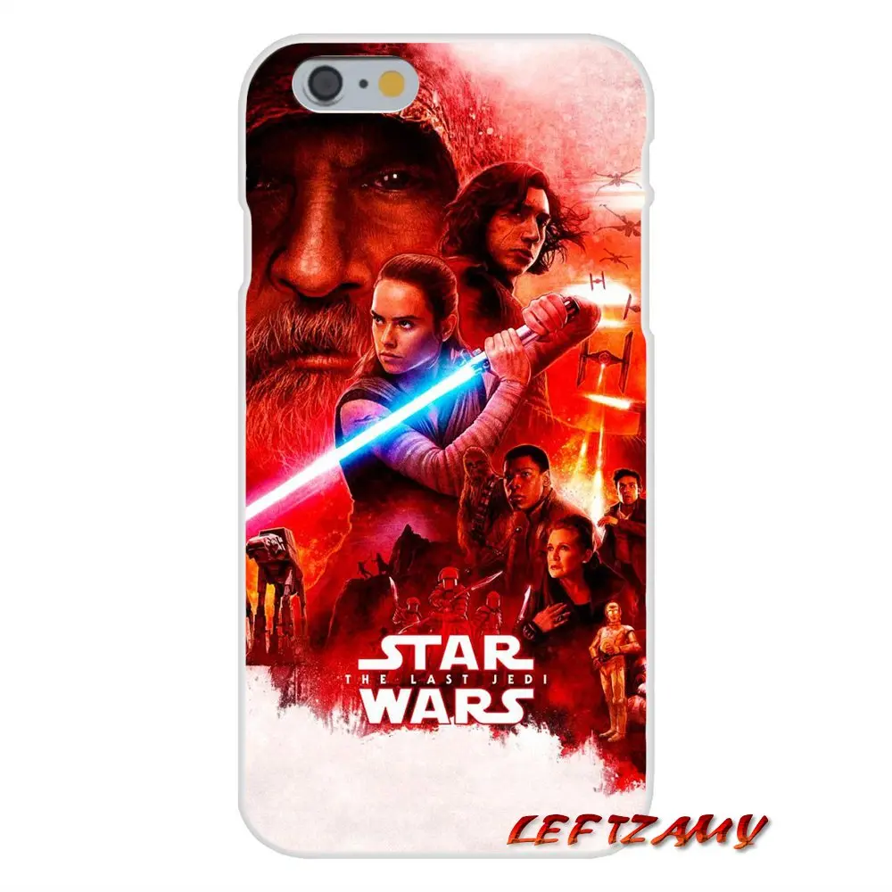 Star Wars последний джедай BB 8 для iPhone X 4 4S 5 5S 5C SE 6 S 7 плюс аксессуары телефона
