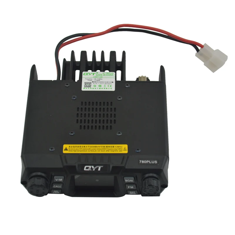 100 Вт VHF Автомагнитола QYT 780PLUS мобильный радиоприемник рация 136 174 МГц 200 каналов