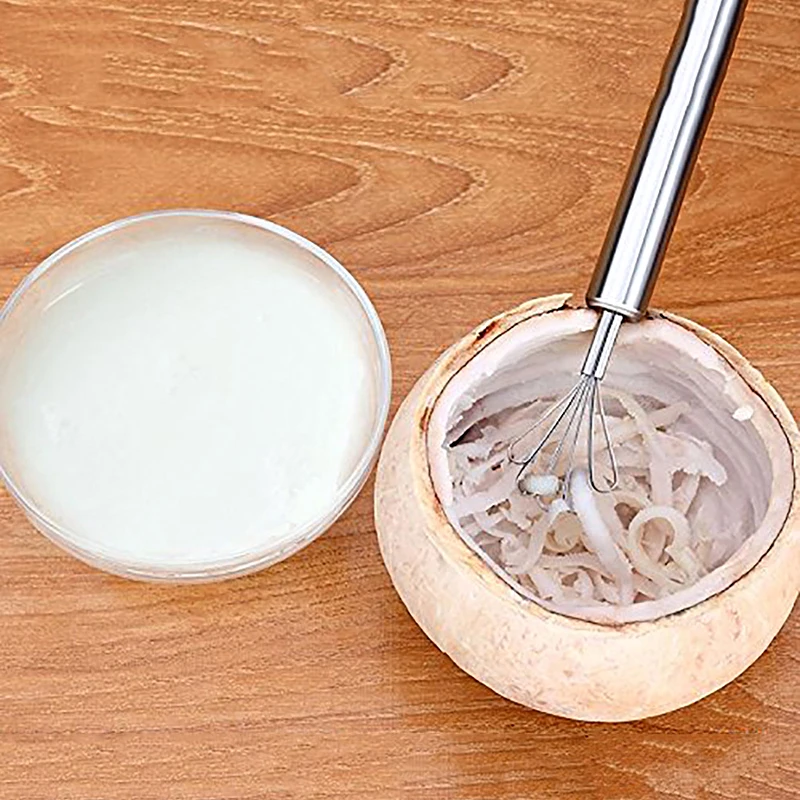 Открывалка для кокосового сока 2 шт. инструменты удаления мяса с соломенным