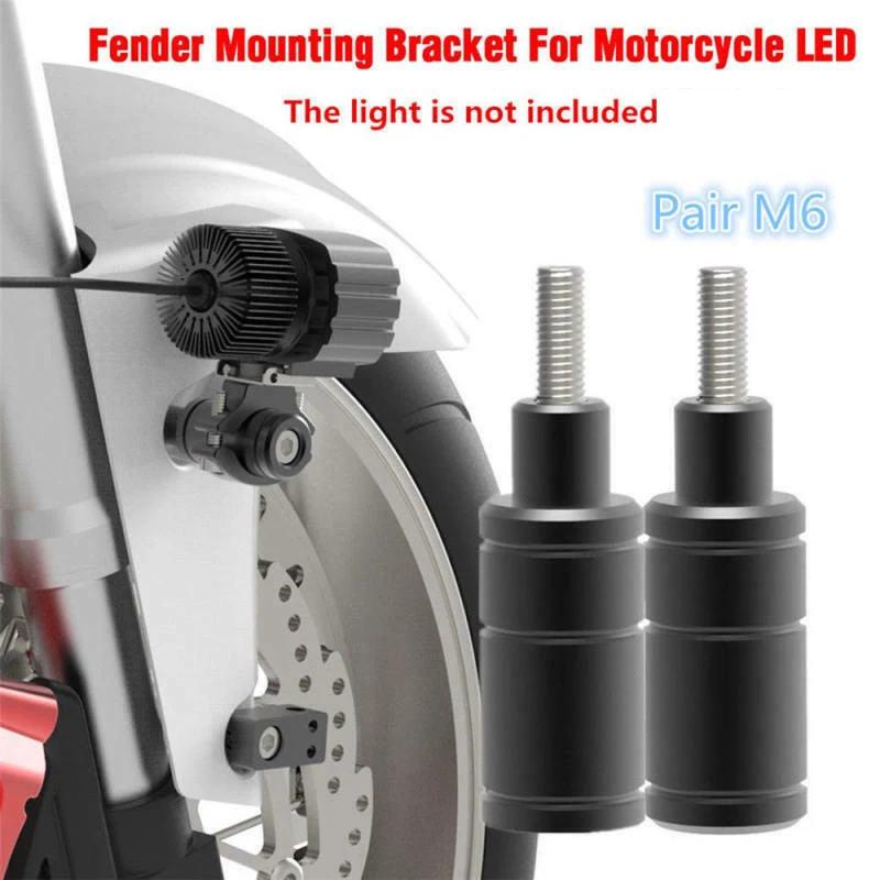 2xM6 болт CNC мотоциклетные светодиодный головной туман светильник крепления