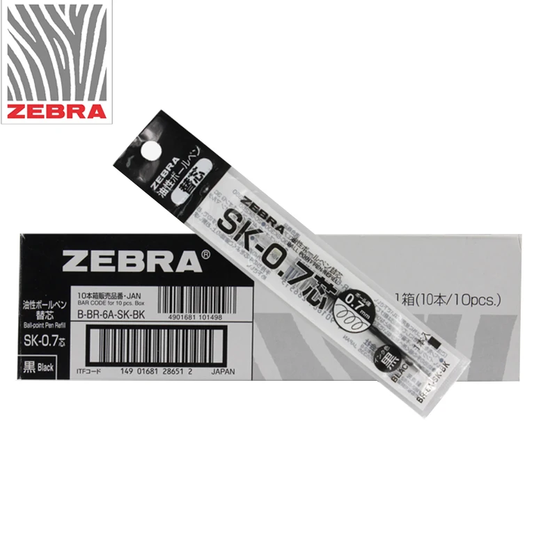 12 шт. стержни для шариковой ручки B4SA1 B4SA2 B4SA3 0 7 мм 4 цвета на выбор|pen refills|zebra refillzebra