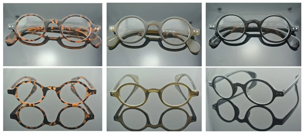 Винтажные круглые 3 шт./лот маленькие Ретро Черные леопардовые чайные оправы для