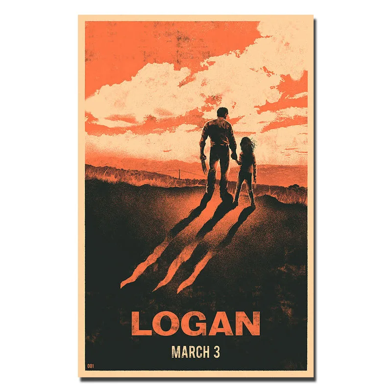 Постер Logan Art из шелковой ткани с принтом 13х20 дюймов картина фильма для гостиной
