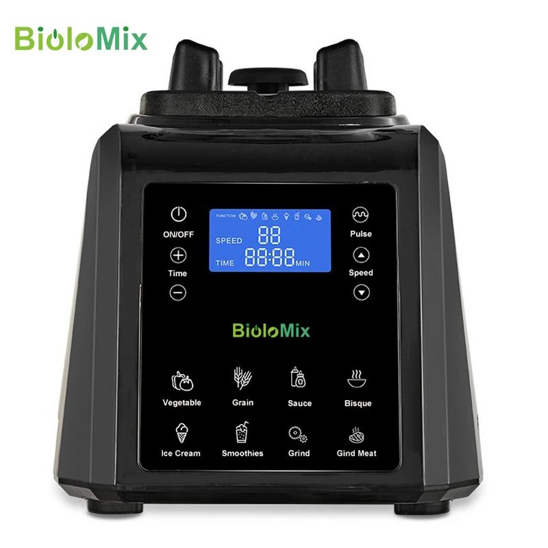 Цифровой тачпад таймер 3HP BPA бесплатно автоматический Профессиональный смузи мощность блендер еда сверхмощный умная программа миксер соковыжималка