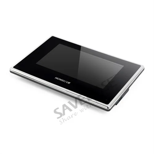 Видеодомофон HOMSECUR 4 провода 7 дюймов домофон с сенсорным экраном монитор IP65