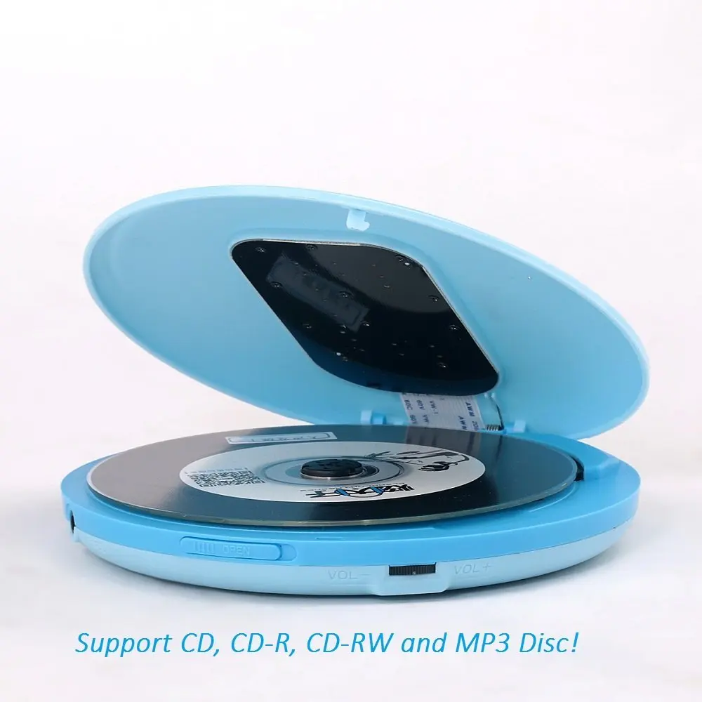 Портативный CD плеер с ЖК дисплеем компактный Анти шок против царапин защита