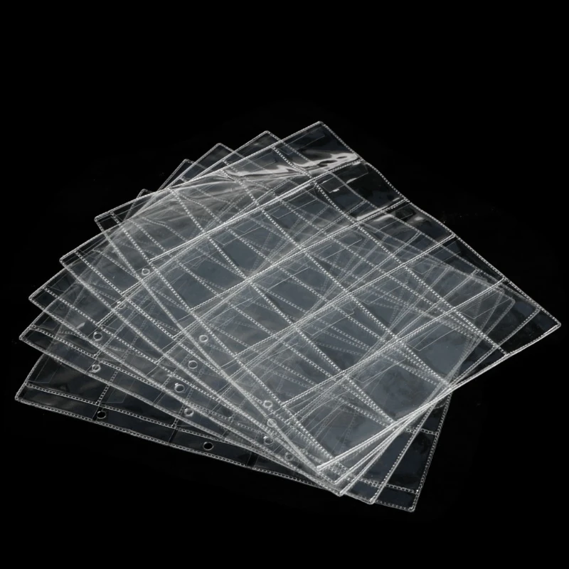 1 страница 20 альбом с карманами страницы для денег монета держатель хранения