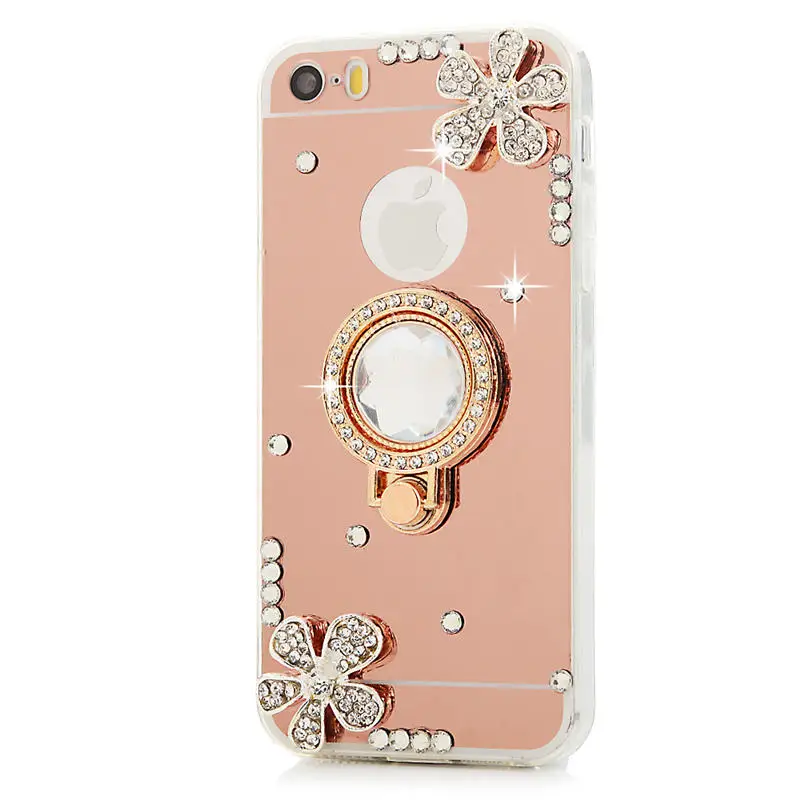 YOKIRIN зеркальная электро пластинка мягкий ТПУ с блестками кольцо бриллиантом