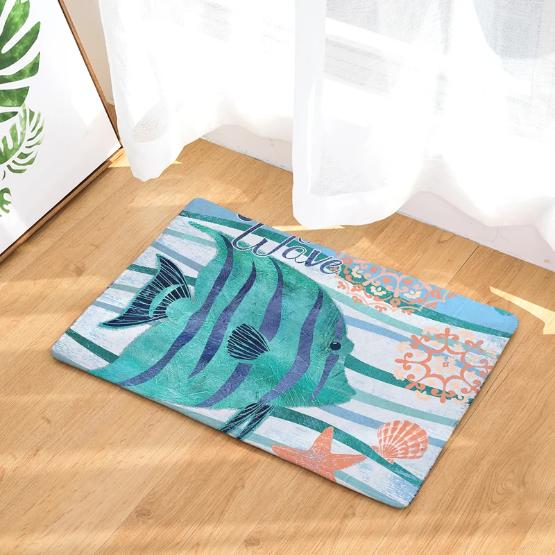 Стиль морской жизни ковры с принтом противоскользящие напольные коврики для