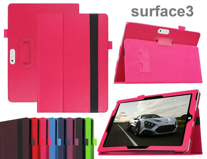 Роскошный чехол из искусственной кожи с подставкой и 2 отделениями для планшета