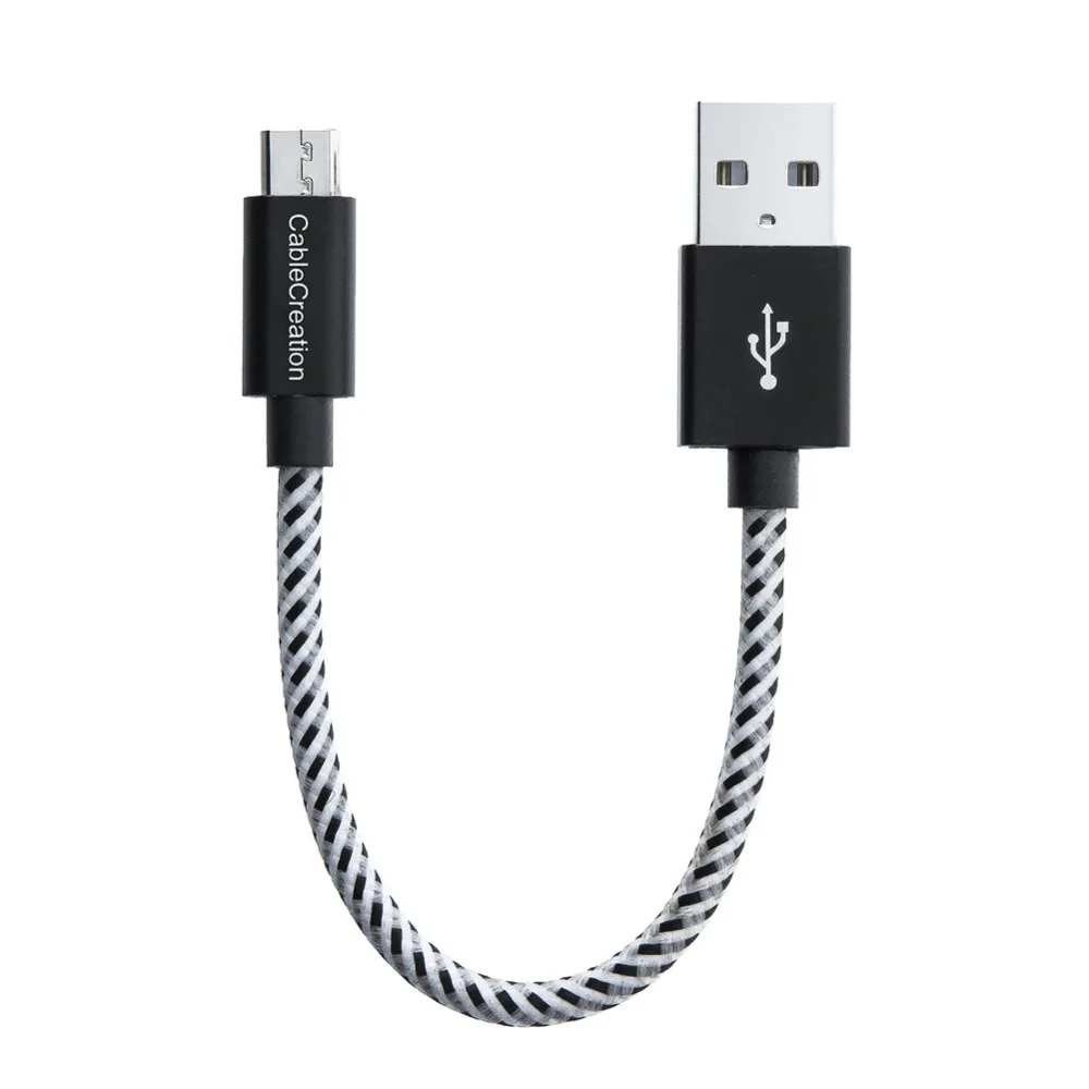Фото USB к Micro кабель для быстрой зарядки совместим с Chromecast блок питания телефон