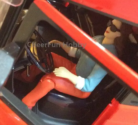 Леди или девочка мальчик со стеклом для 1/14 RC тракторного прицепа ScaniaA R470 R620 KING MAN TGX