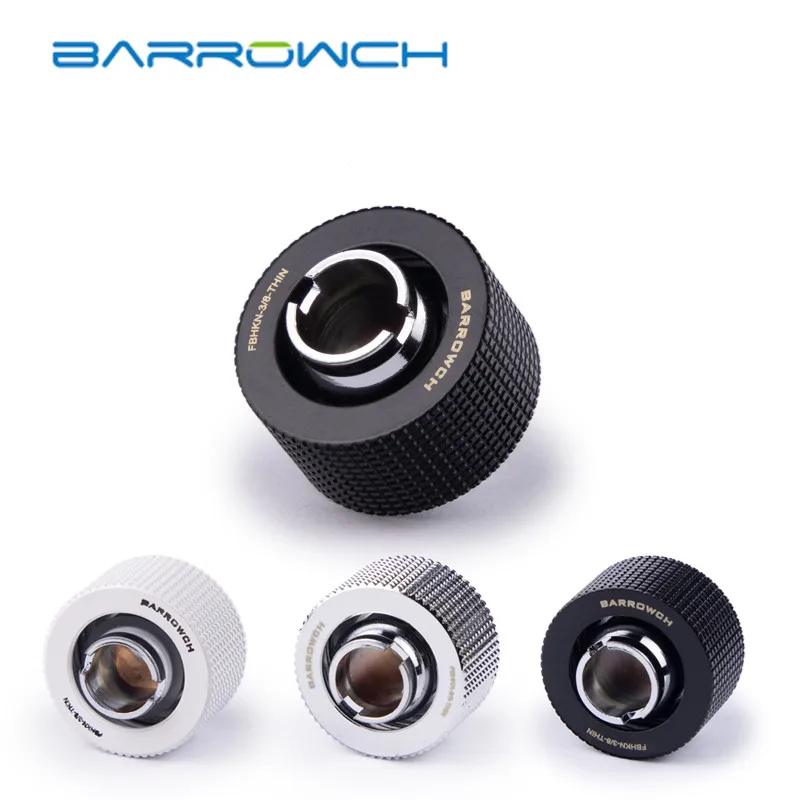 

Barrowch G1/4 black / bright silver / white three points (3 / 8") inner diameter 9.5MM outer diameter 16MM thick tube hand-tight