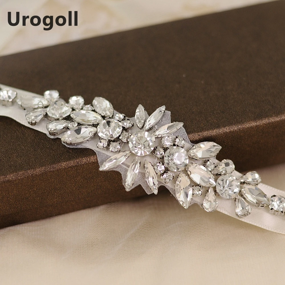 Благородные Кристаллы Женские свадебные Стразы пояс для невесты аксессуары